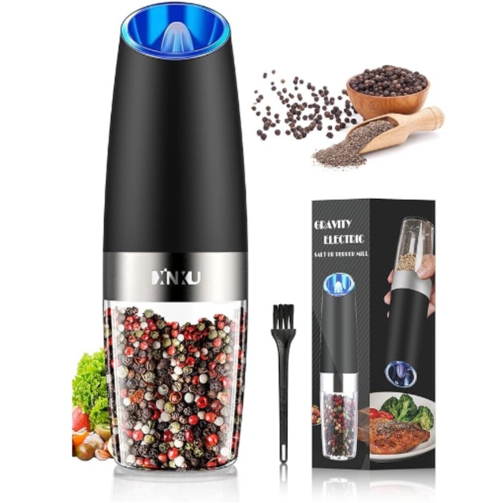 Gravity Electric Salt and Pepper Grinder Set